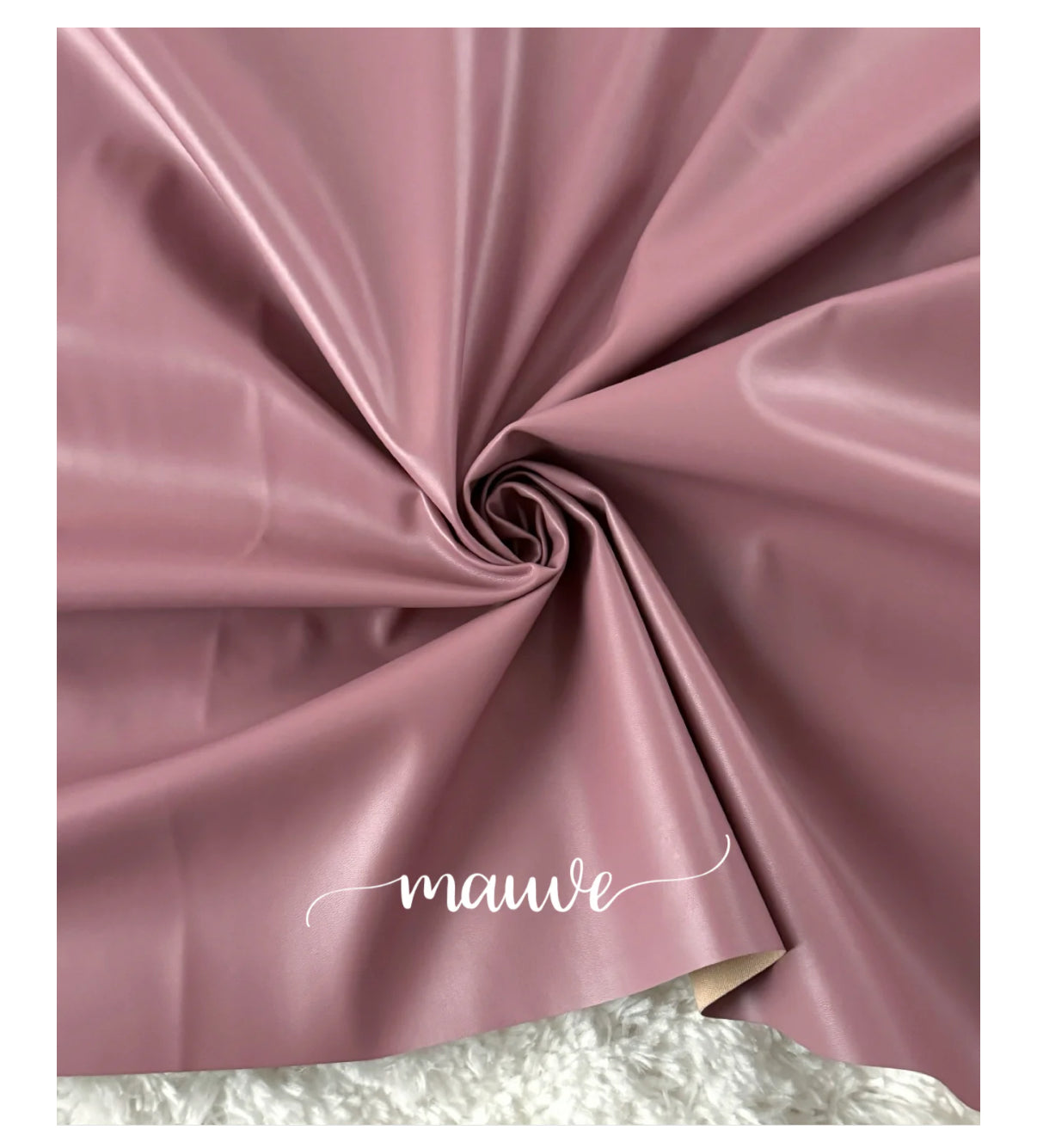 Mauve pleather