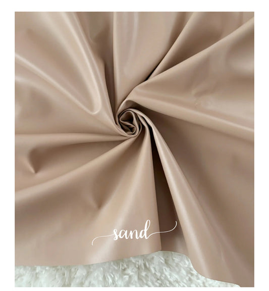 Sand pleather