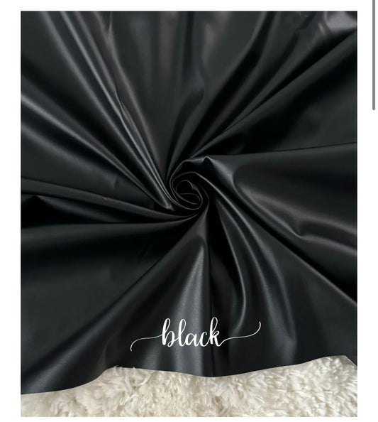 Black pleather